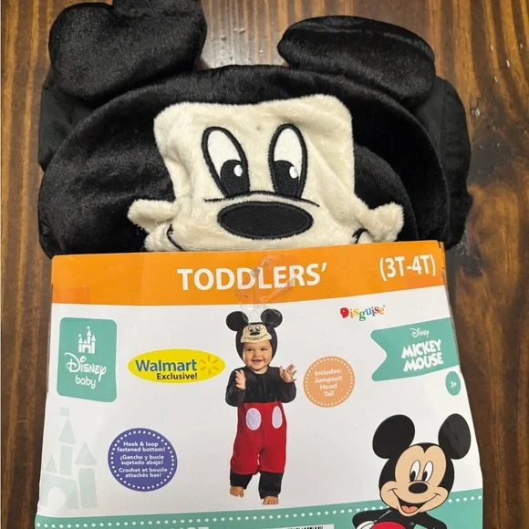 Disguise Mickey Mouse Infant Costume - Black and Red - Picture 1 of 13